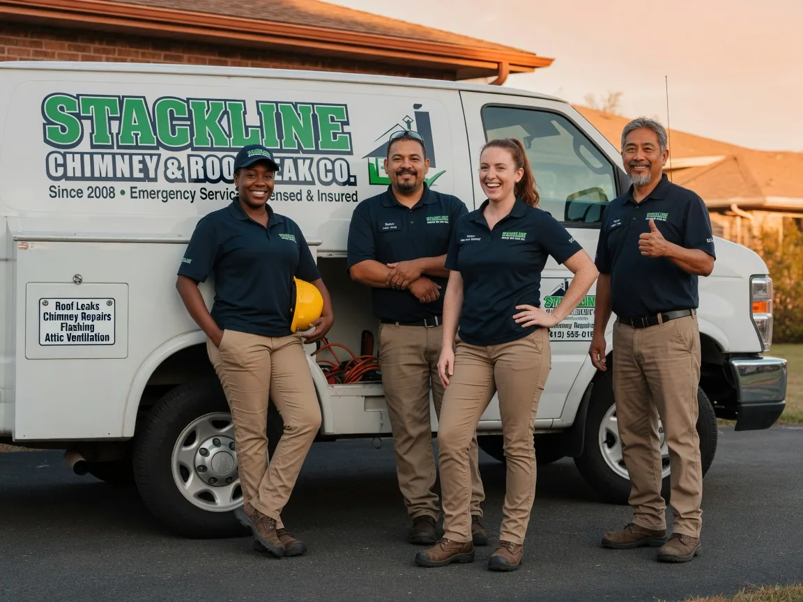 Chimney flashing repair company in Waskom, TX